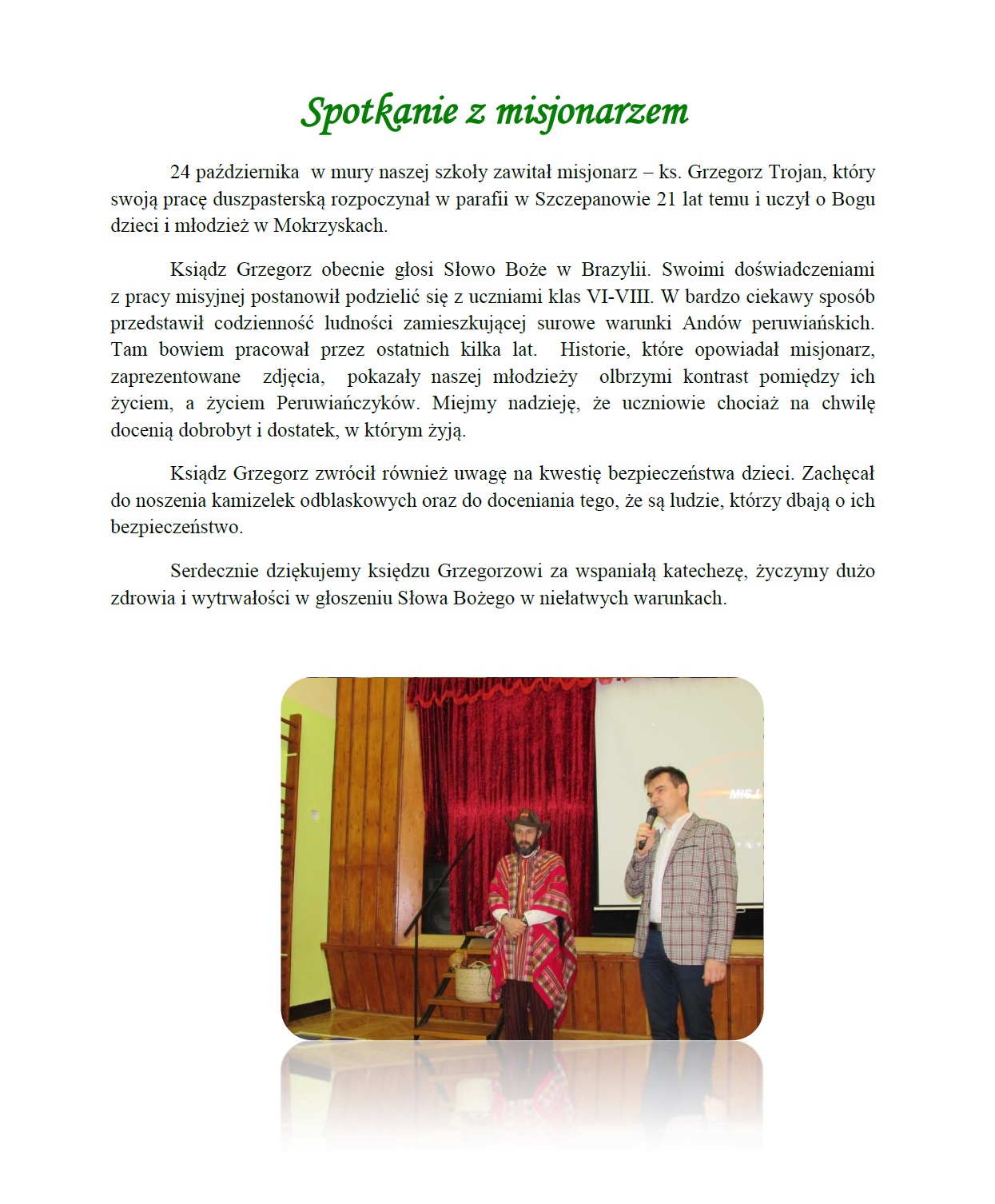 spotkanie z misjonarzem