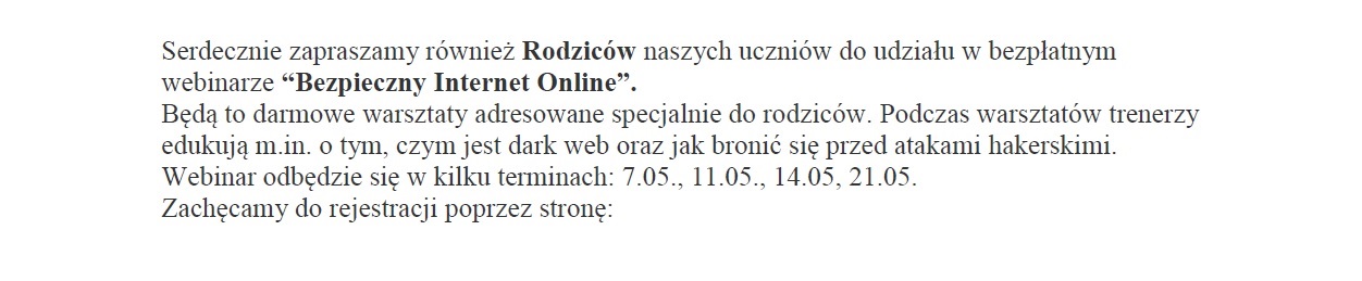 zaproszenie rodziców