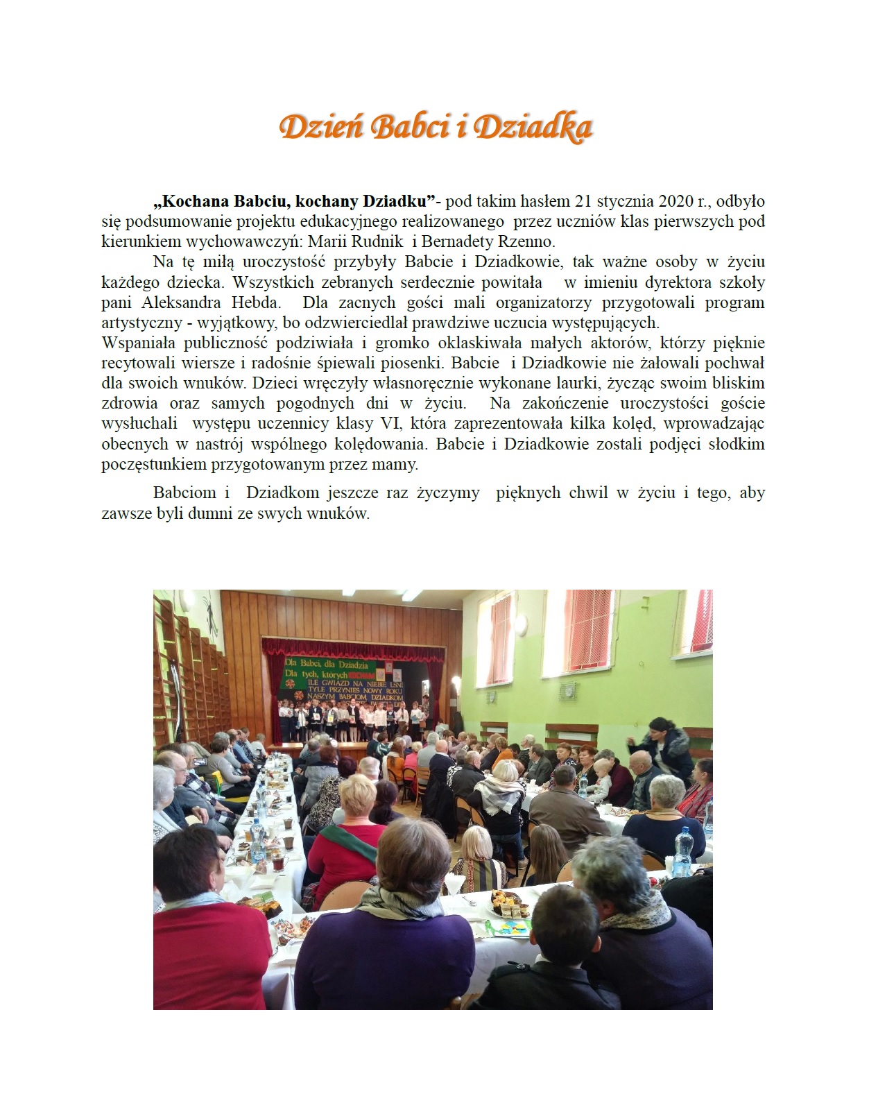 dzień babci i dziadka