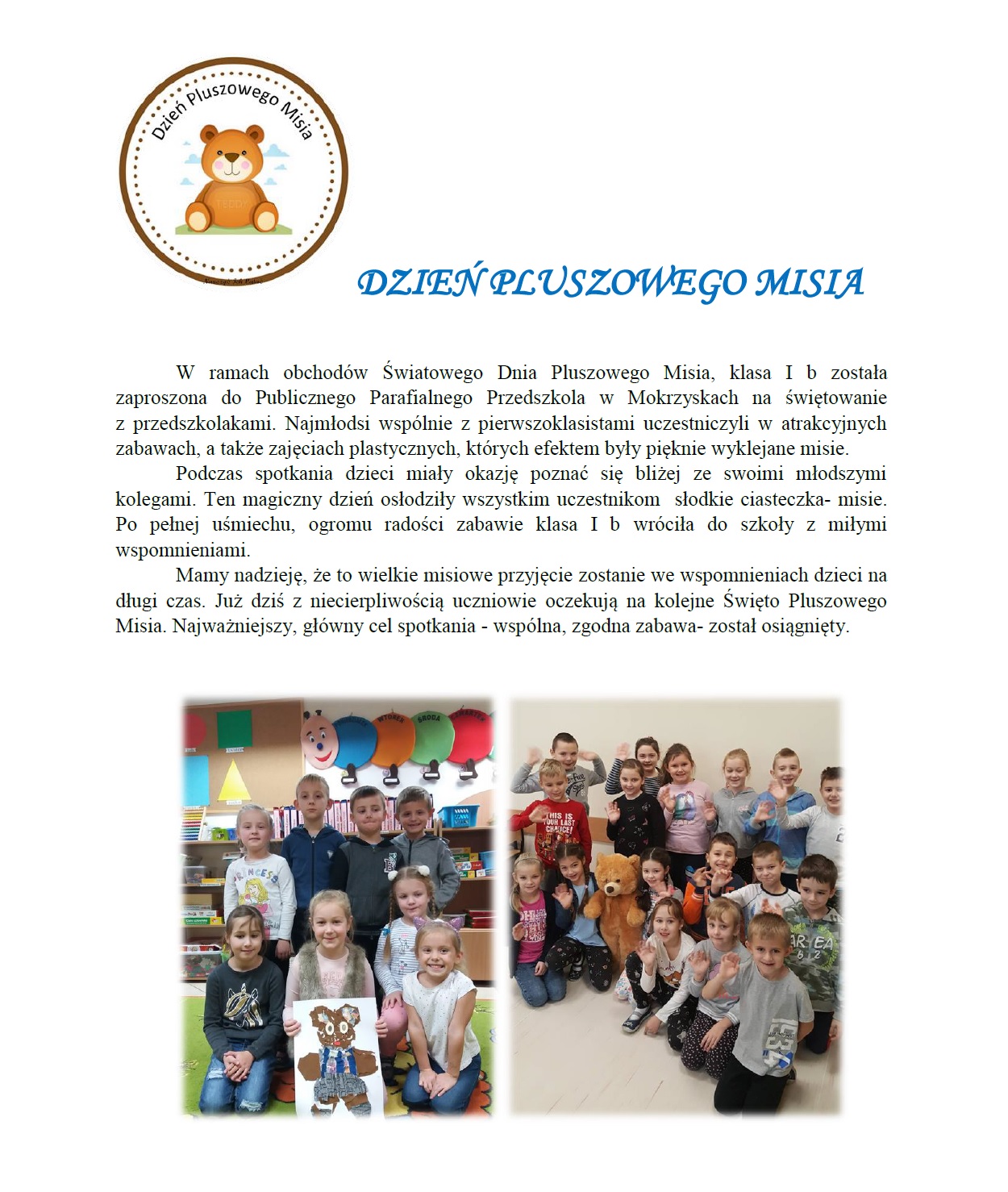 dzień pluszowego misia