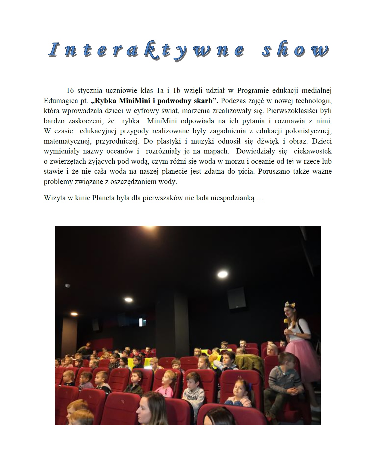 interaktywne show