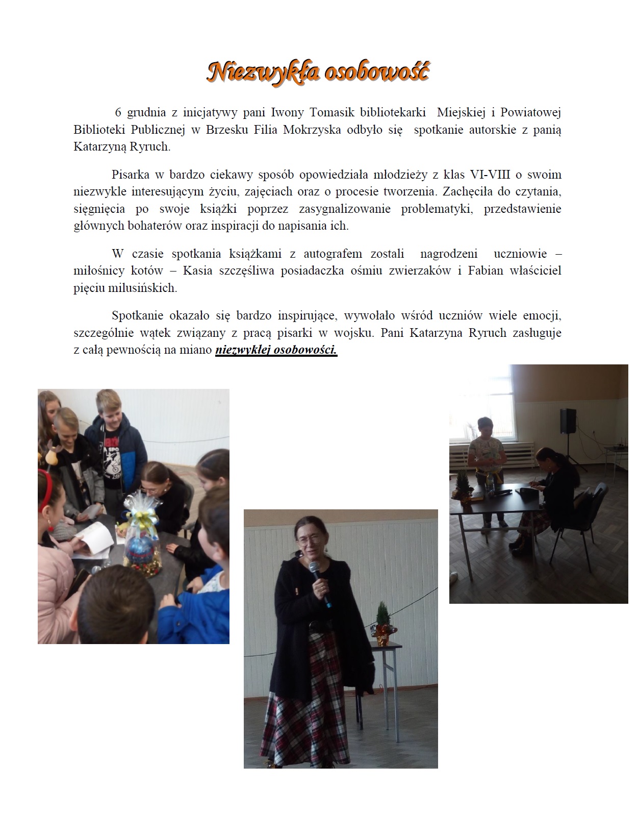 niezwykła osobowość