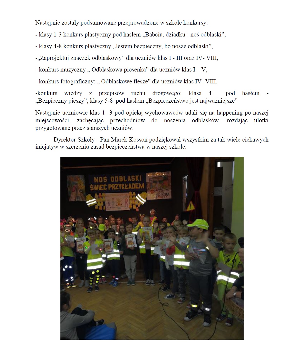 odblaskowy zawrót głowy podsumowanie działań 1