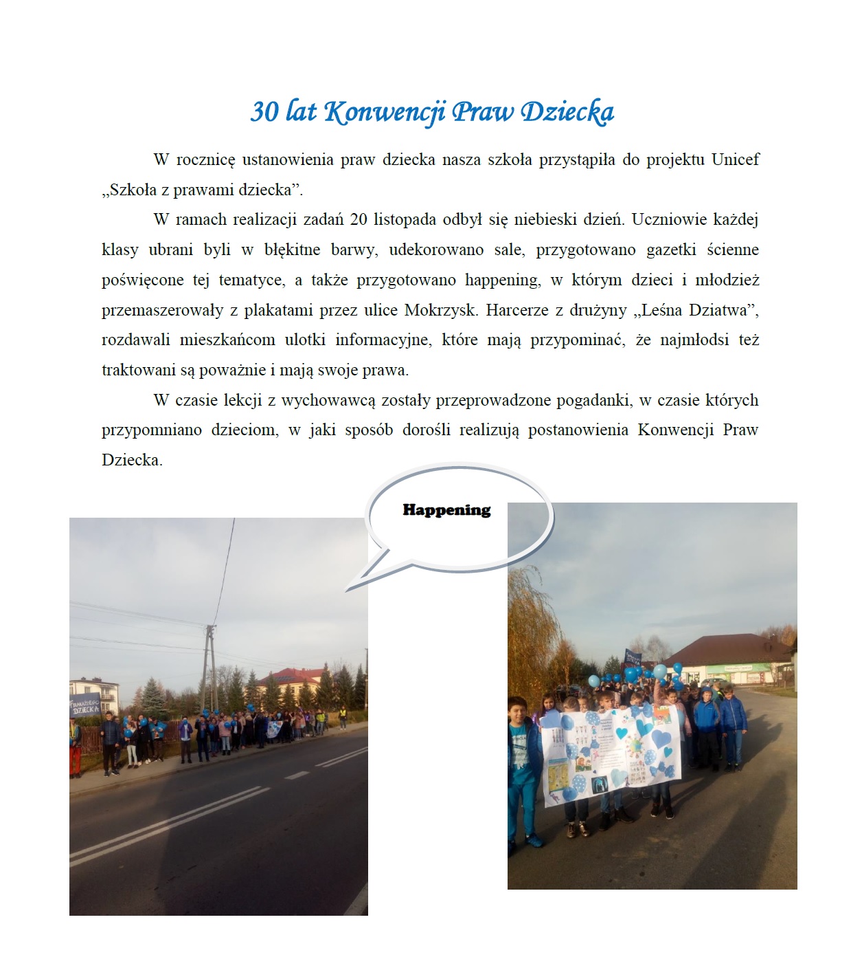 30 lat konwecji praw dziecka