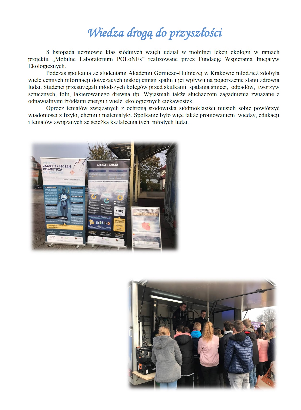 wiedza drogą do przyszłości