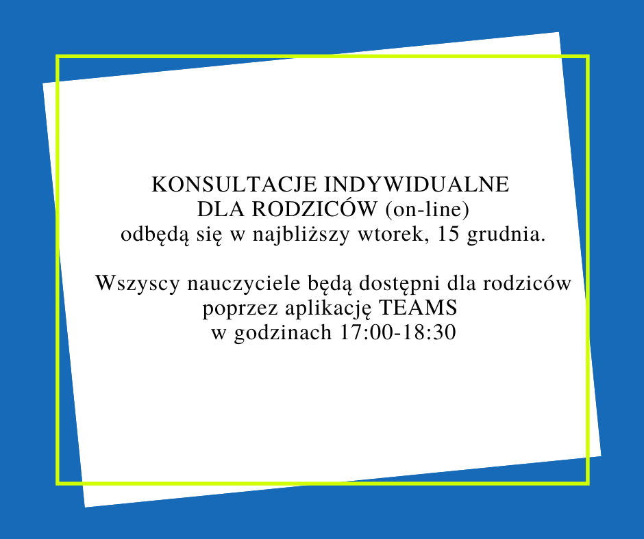 konsultacje indywidualne dla rodziców