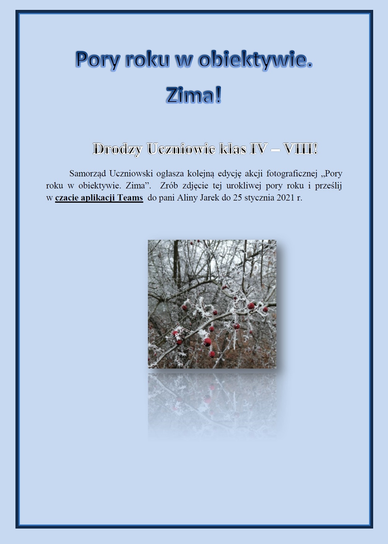 przy roku w obiektywie - zima - 2021