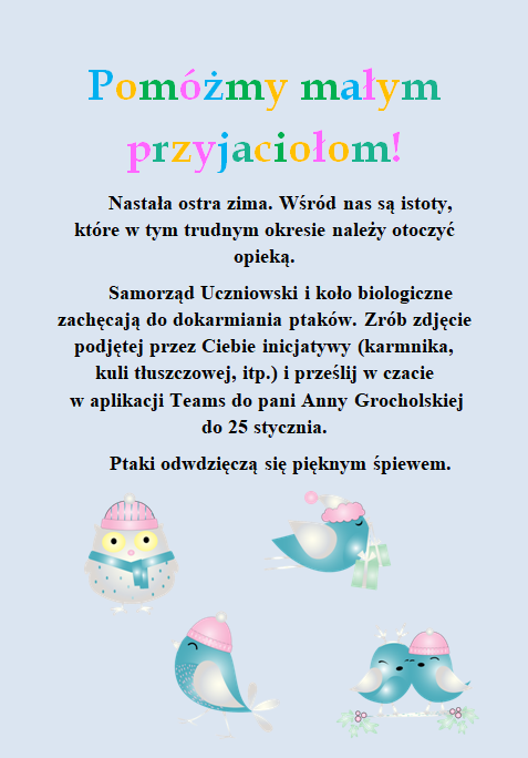 pomóź małym przyjaciołom