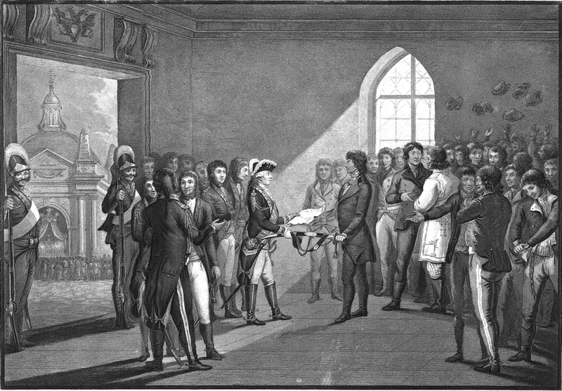 Car Paweł I uwalnia Kościuszkę i innych polskich jeńców z niewoli